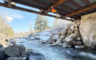 Rapids to Rappelling: Bridge Inspections Allow Exploration of Colorado Terrain